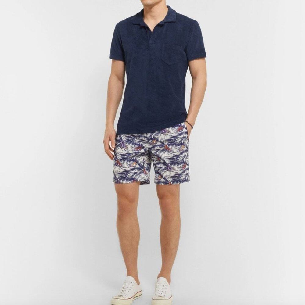 Onia The Calder Swim Trunks Mediterranean Sails 34